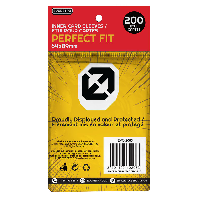 EVORETRO Perfect Fit Sleeves Inner Card Protector